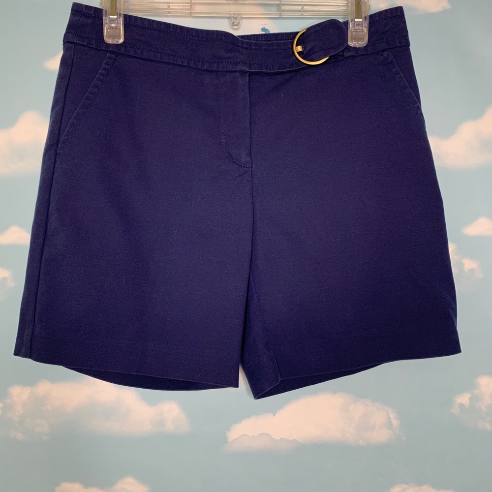 Trina Turk- Navy Blue Shorts w/ Buckle size 6